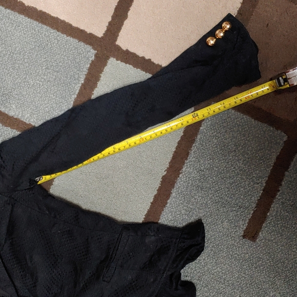 Juicy Couture y2k Vintage Textured Ruffled Bottom Suit Jacket S - Picture 14 of 14